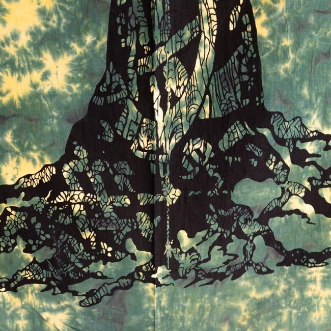 Spiru Authentischer Wandteppich „Baum des Lebens“