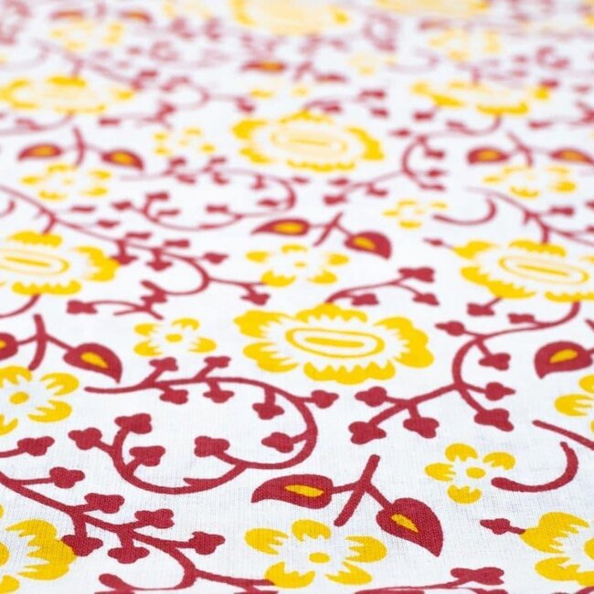 Spiru Authentic wall tapestry Mandala Flowers