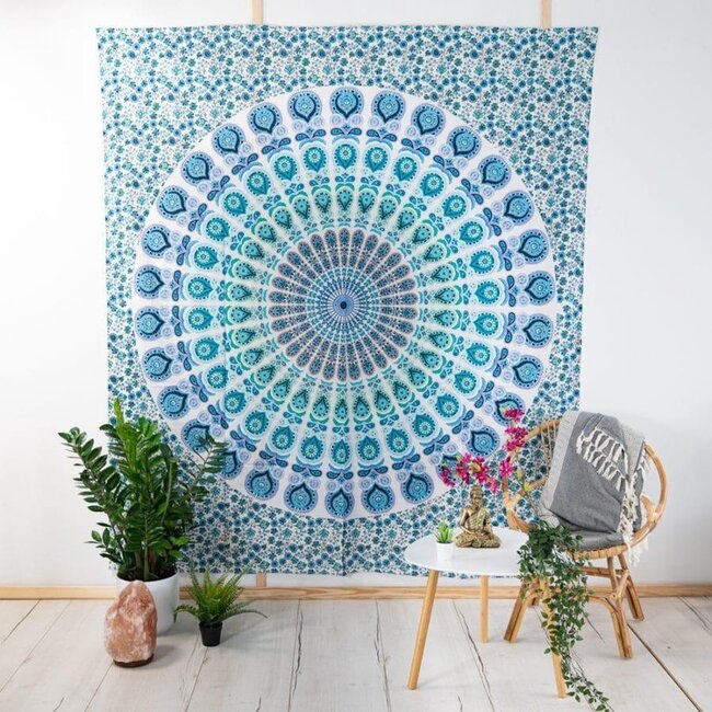 Spiru Authentiek wandkleed Mandala cirkel