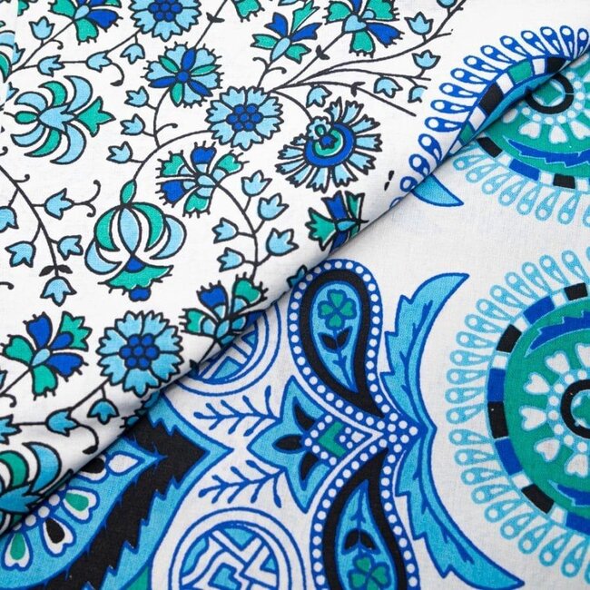 Spiru Authentischer Wandteppich Mandala-Kreis