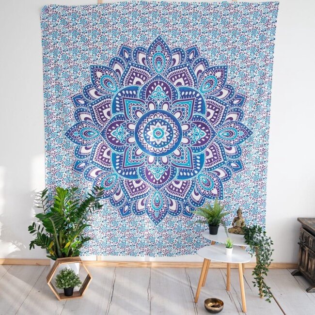 Spiru Authentiek wandkleed Mandala Bloem