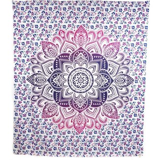 Spiru Wandteppich Blumen-Mandala