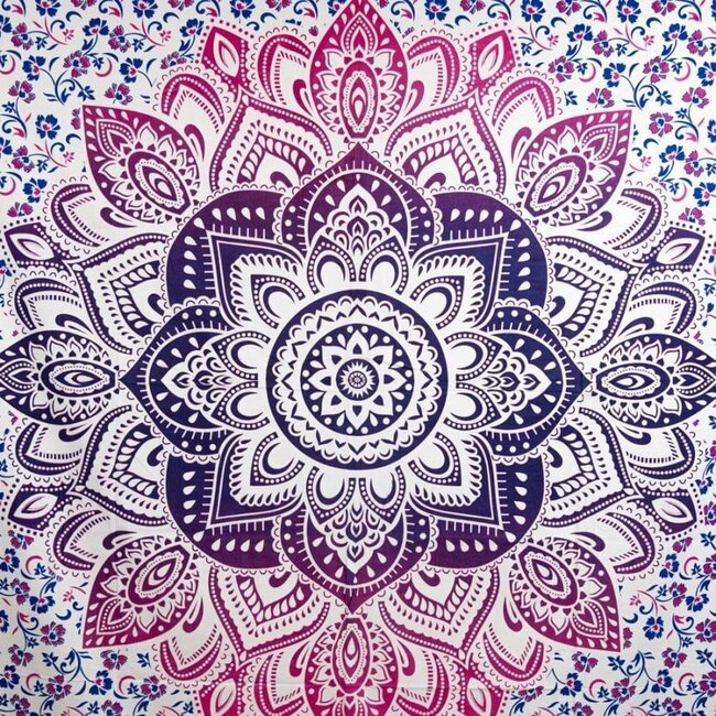 Spiru Authentic wall tapestry Flower Mandala