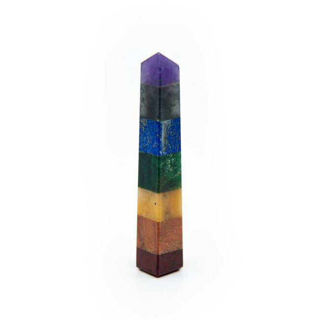 Edelstenen Chakra obelisk