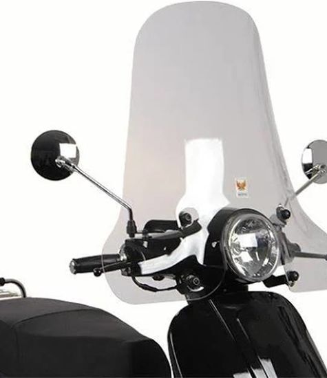 WINDSCHERM ISOTTA SMOKE - Leopard Scooters