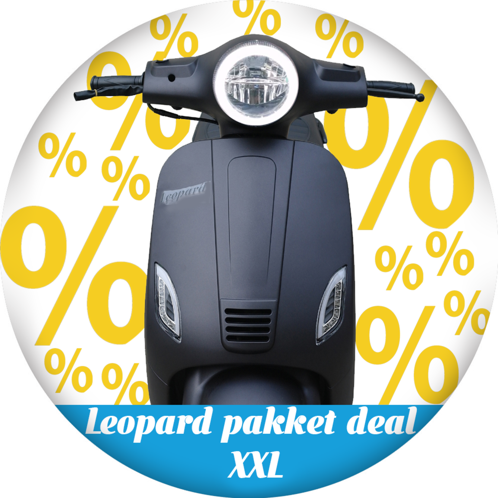 Leopard Leopard | pakket deal XXL -  Matzwart
