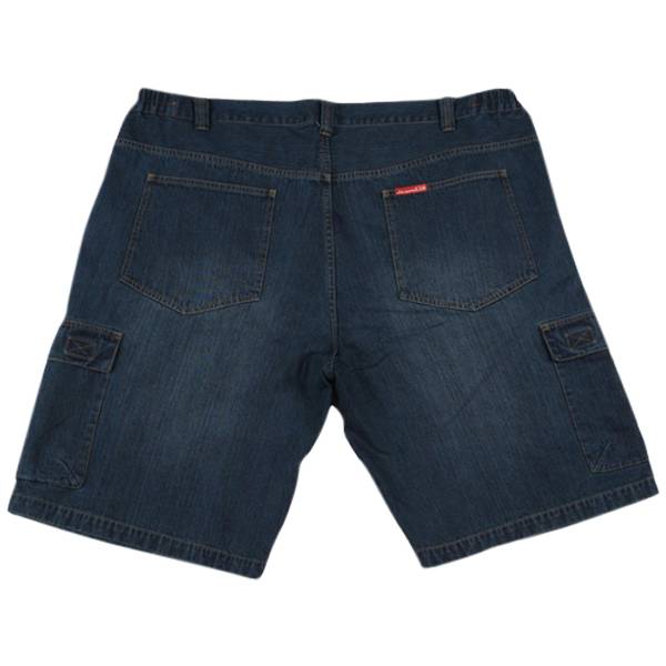 Blauwe grote maten bermuda - Grote Maten Winkel - MisterBig.nl