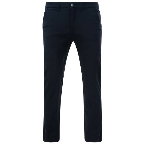 KAM Grote maten Navy Stretch Chino