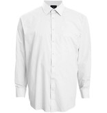 Kingsize Brand LS910 Grote maten Wit Overhemd (lange mouw)