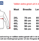 Grote maten Zwarte Parka Jas met Capuchon