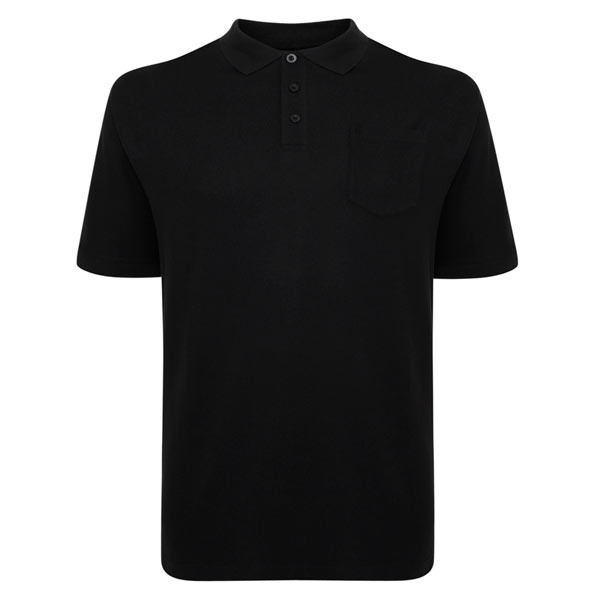 Espionage Grote maten Zwarte Polo 2XL-8XL