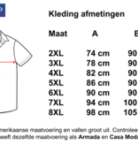 SH386 Grote maten Groen Navy Overhemd