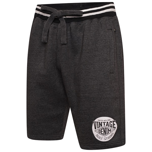 KAM Grote maten Charcoal Cargo Jog Short