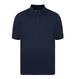 KAM Grote maten Navy Polo  10XL-12XL