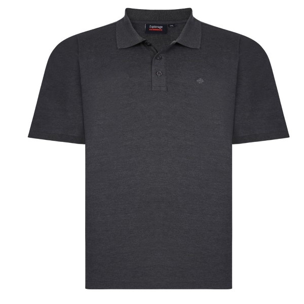 Espionage Grote maten Charcoal Basic Polo 2XL-8XL