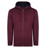 KAM Grote maten Burgundyl  Hoodie 2XL-8XL