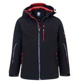 KAM Grote maten Zwart Gewatteerd Softshell Jack 2XL-8XL