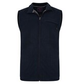 KAM Grote maten Navy Gewatteerde Fleece Bodywarmer 2XL-8XL