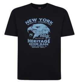 Espionage Grote maten Navy T-shirt "EAGLE" TS400