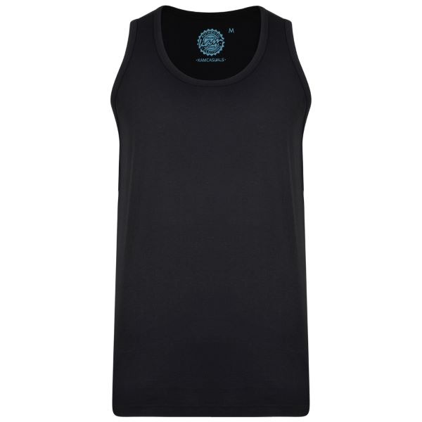 Grote maten Zwarte Tank Top 2XL-8XL