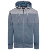 KAM Grote maten Denim  Hoodie 2XL-8XL