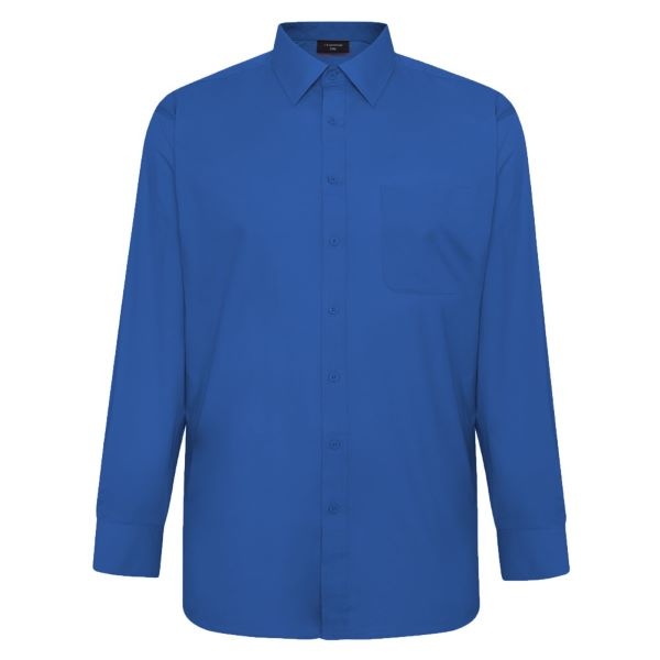 Espionage Grote maten Cobalt  Klassiek Overhemd 2XL-8XL