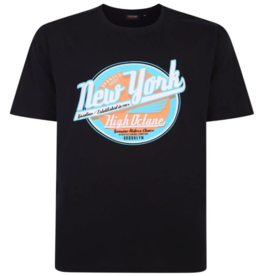 Espionage Grote maten Zwart T-shirt "New York"