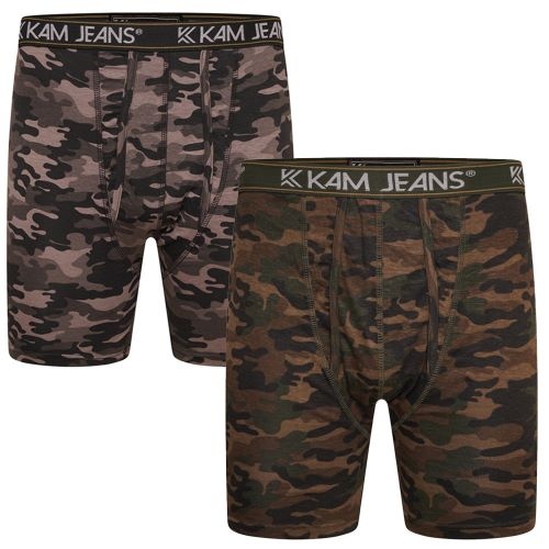 KAM Grote maten Camouflage Boxershorts (2-pack) 2XL-8XL