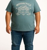 Espionage Grote maten Groen T-shirt "Music Record"  2XL-8XL