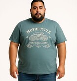 Espionage Grote maten Groen T-shirt "Music Record"  2XL-8XL