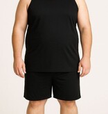 KAM Grote maten Zwarte Tank Top 2XL-8XL