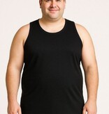 KAM Grote maten Zwarte Tank Top 2XL-8XL