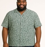 Espionage Grote maten Abstract  Print Overhemd 2XL-8XL