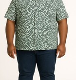 Espionage Grote maten Abstract  Print Overhemd 2XL-8XL