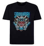 Espionage Grote maten Zwart T-shirt "Samurai" TS429  2XL-8XL