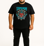 Espionage Grote maten Zwart T-shirt "Samurai" TS429  2XL-8XL