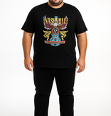 Espionage Grote maten Zwart T-shirt"NASHVILLE"  TS431 2XL-8XL