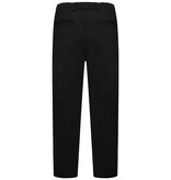 KAM Grote maten Zwarte Elastische Rugbybroek  2XL-8XL