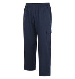 KAM Grote maten Donker Blauwe Cargo Joggingsbroek