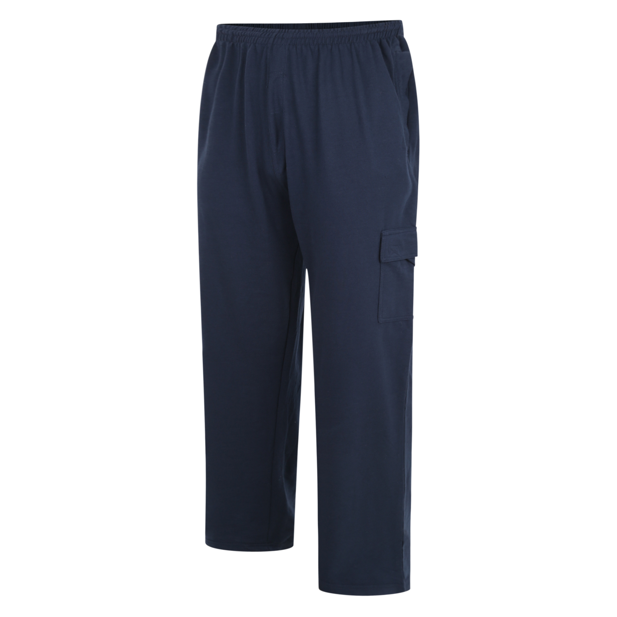 KAM Grote maten Donker Blauwe Cargo Joggingsbroek 2XL-8XL