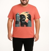 Espionage Grote maten Coral  T-shirt "Kong Pop"  2XL-8XL