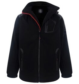 KAM Grote maten Zwart  Softshell Jack