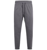 KAM Grote maten Charcoal Textured Interlock Joggingsbroek 2XL-8XL