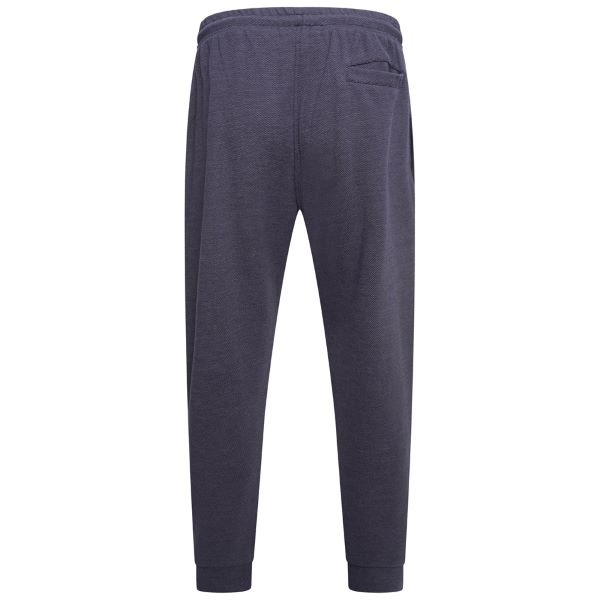 KAM Grote maten Indigo Textured Interlock Joggingsbroek 2XL-8XL