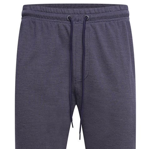 KAM Grote maten Indigo Textured Interlock Joggingsbroek 2XL-8XL