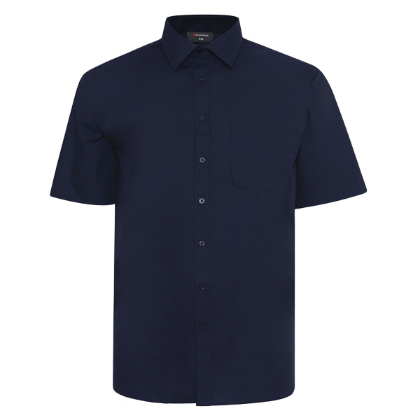 Espionage Grote maten Navy Blue Klassiek Overhemd 2XL-8XL
