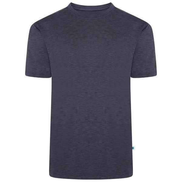 KAM Grote maten Pro-Dry Active Indigo-T-shirt 2XL-8XL