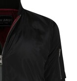 KAM Grote maten Zwarte Bomberjas 2XL-8XL