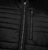 KAM Grote maten Zwarte lichtgewicht Puffer Jacket 2XL-8XL