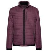 KAM Grote maten Burgundy lichtgewicht Puffer Jacket 2XL-8XL